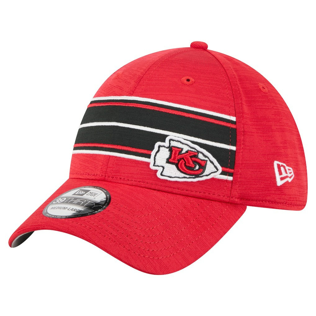 Kansas City Chiefs New Era Stripes 39THIRTY Flex Hat Red - NFL