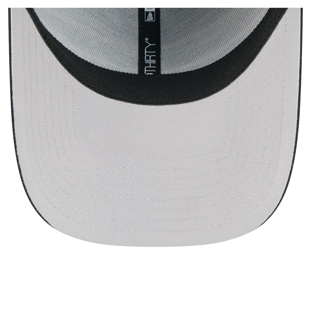 Las Vegas Raiders New Era Stripes 39THIRTY Flex Hat Black - NFL