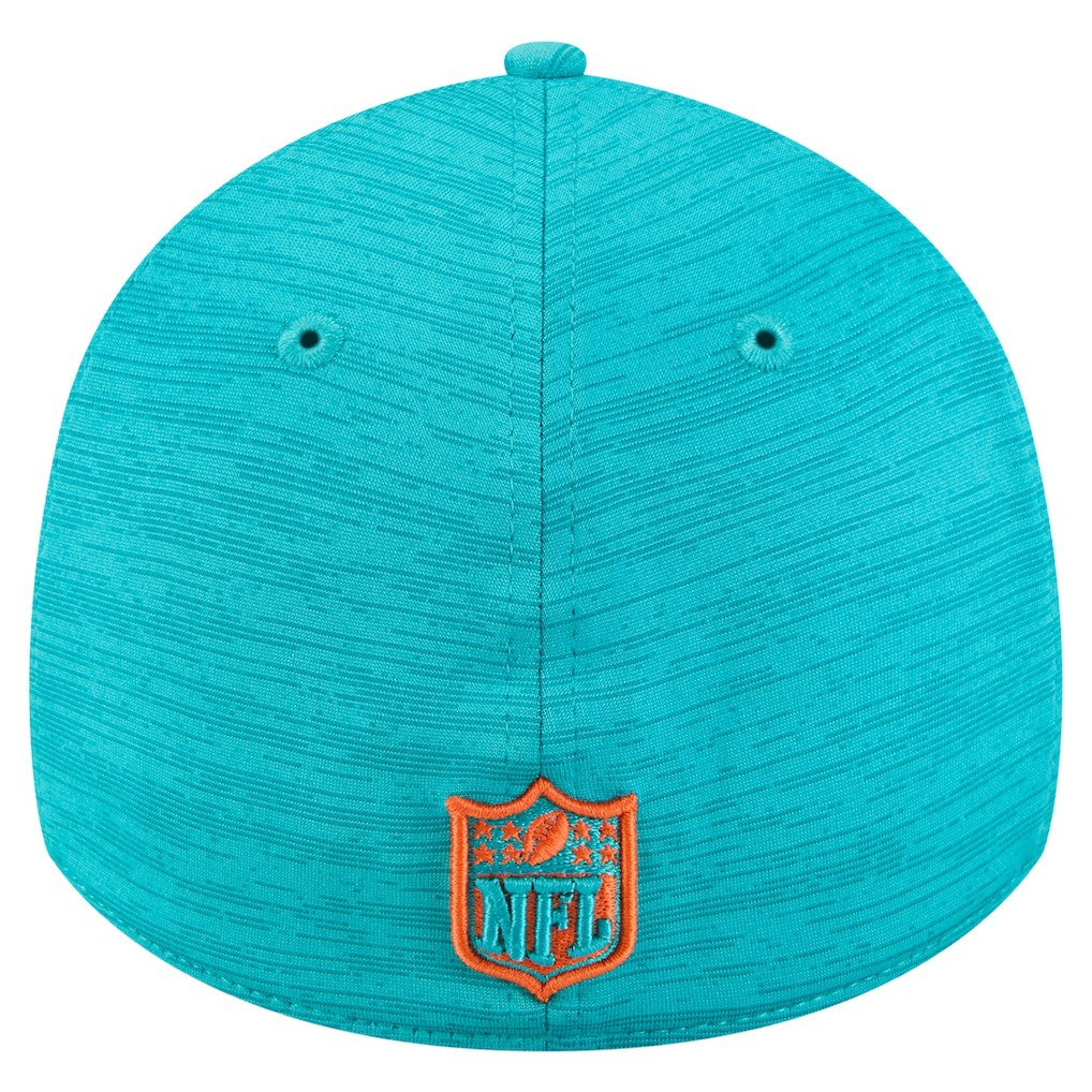 Miami Dolphins New Era Stripes 39THIRTY Flex Hat Aqua - NFL
