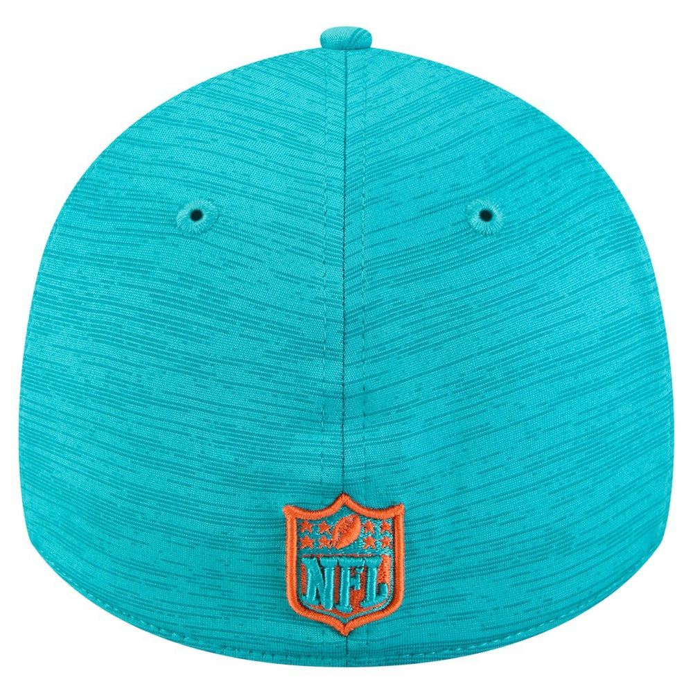 Miami Dolphins New Era Stripes 39THIRTY Flex Hat Aqua - NFL