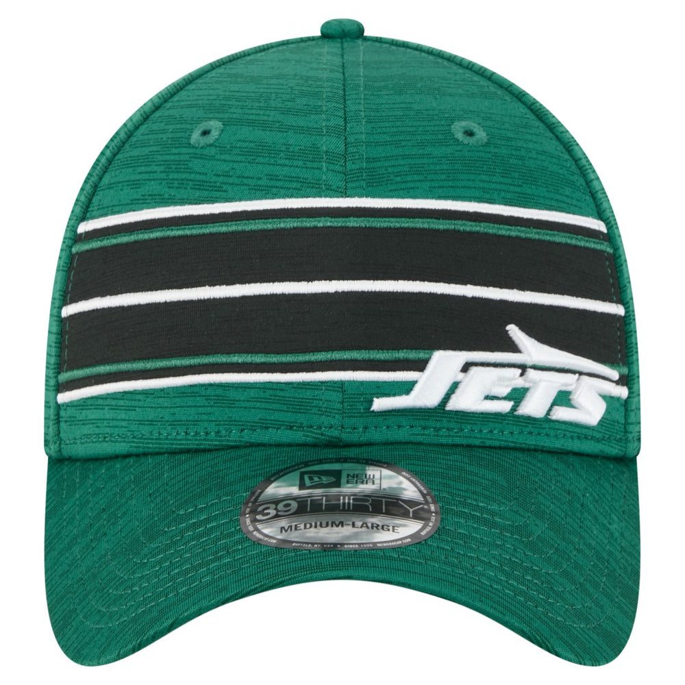 New York Jets New Era Stripes 39THIRTY Flex Hat Green - NFL
