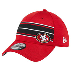 San Francisco 49ers New Era Stripes 39THIRTY Flex Hat Scarlet - NFL