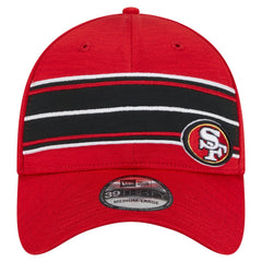 San Francisco 49ers New Era Stripes 39THIRTY Flex Hat Scarlet - NFL
