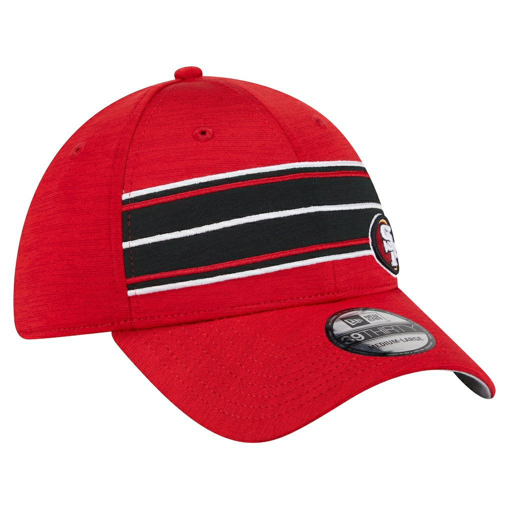 San Francisco 49ers New Era Stripes 39THIRTY Flex Hat Scarlet - NFL