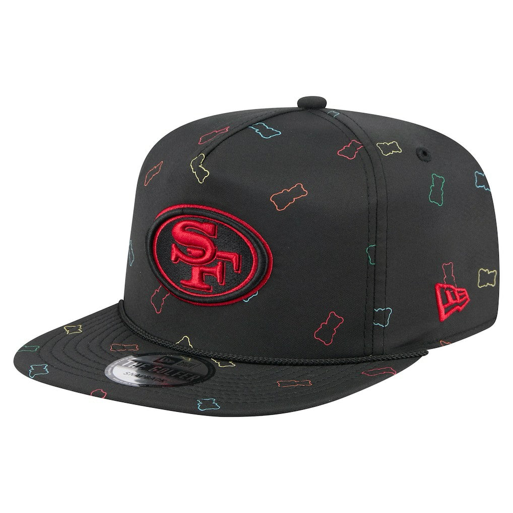 San Francisco 49ers New Era Gummy Golfer Snapback Hat Black - NFL