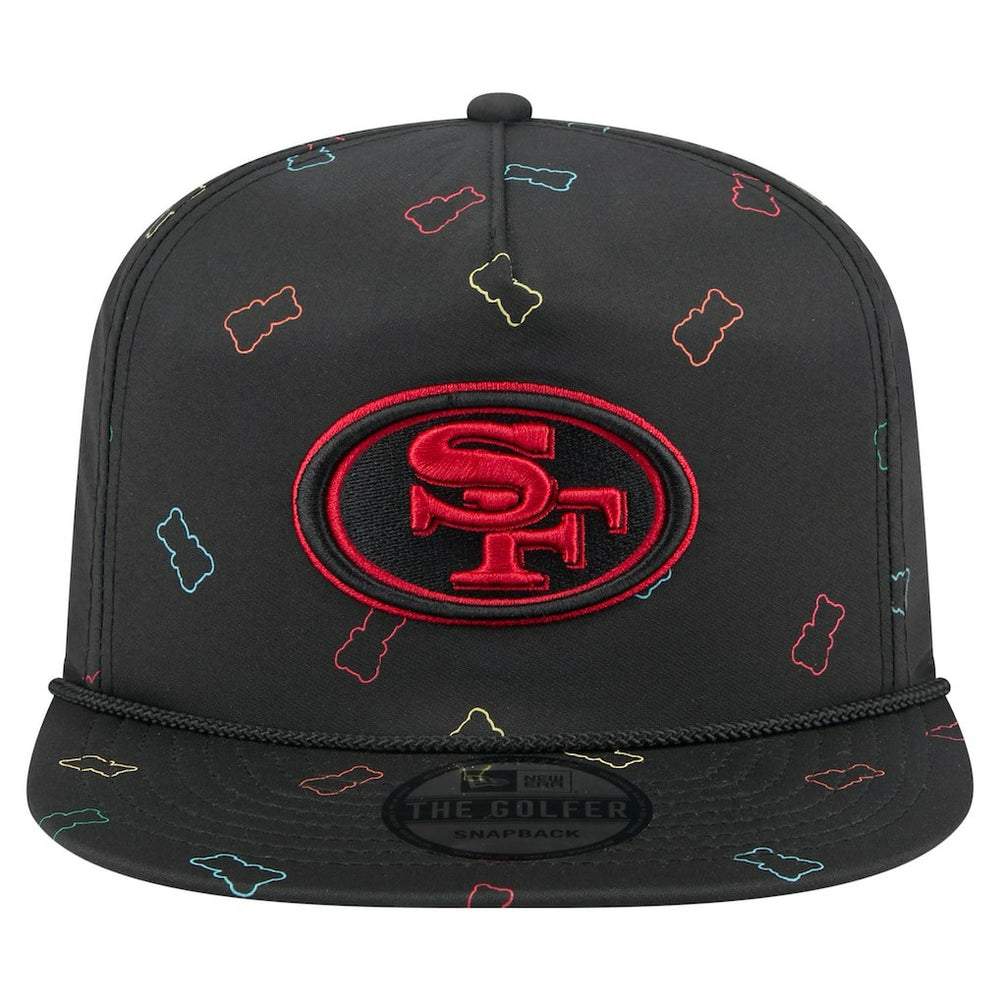 San Francisco 49ers New Era Gummy Golfer Snapback Hat Black - NFL