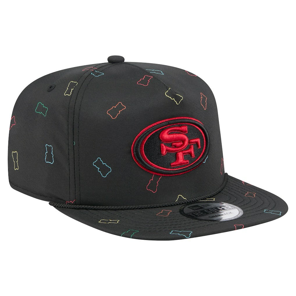 San Francisco 49ers New Era Gummy Golfer Snapback Hat Black - NFL