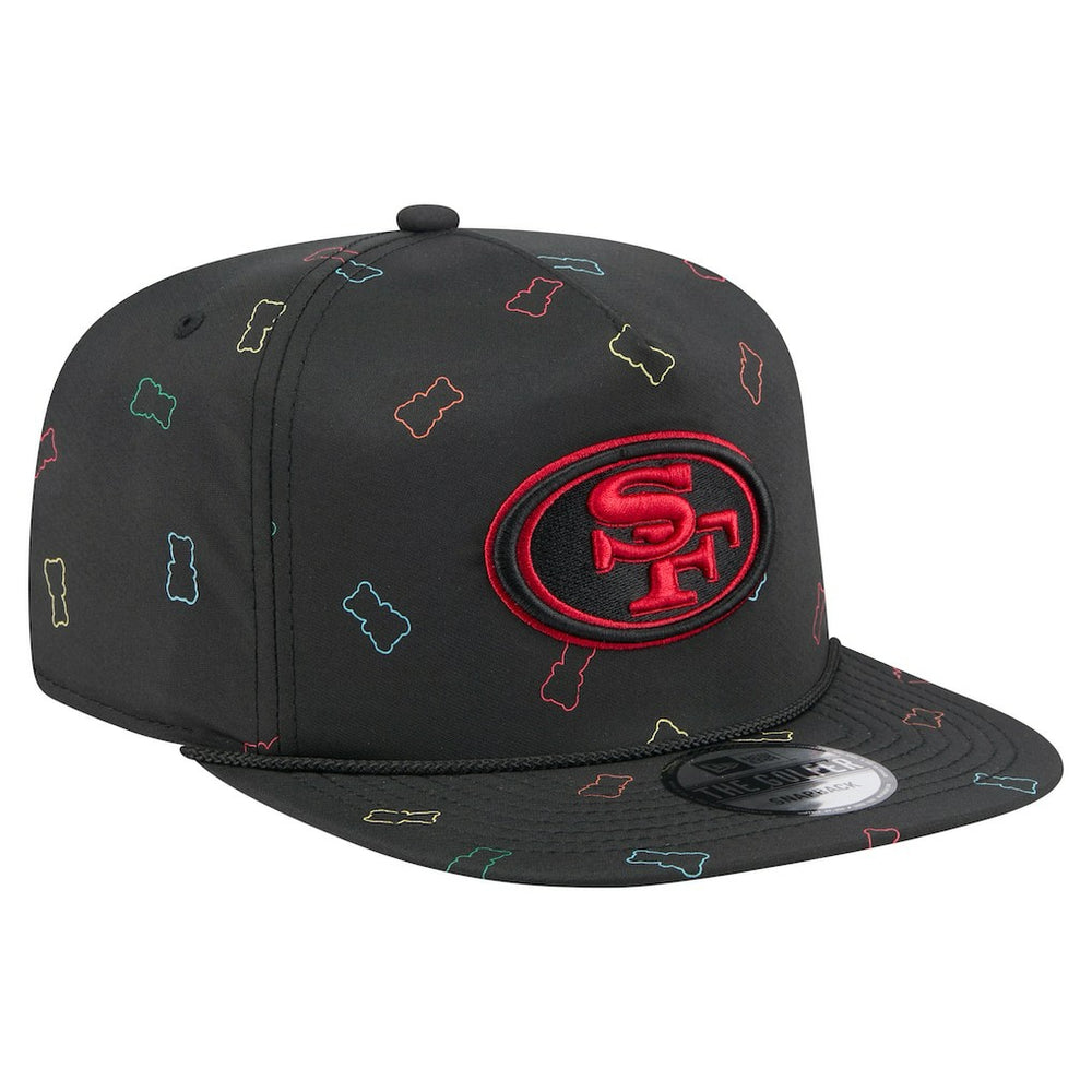 San Francisco 49ers New Era Gummy Golfer Snapback Hat Black - NFL