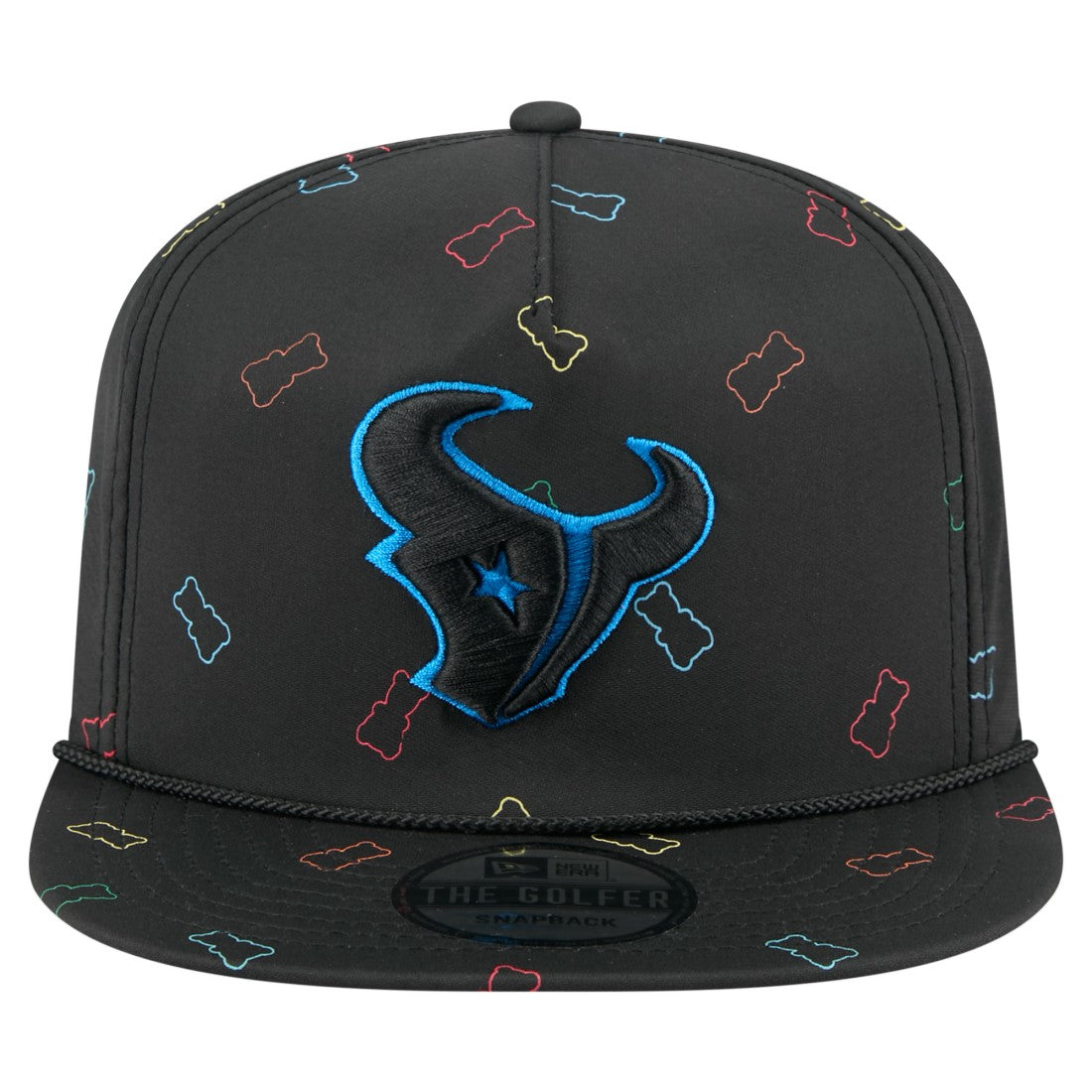 Houston Texans New Era Gummy Golfer Snapback Hat Black - NFL