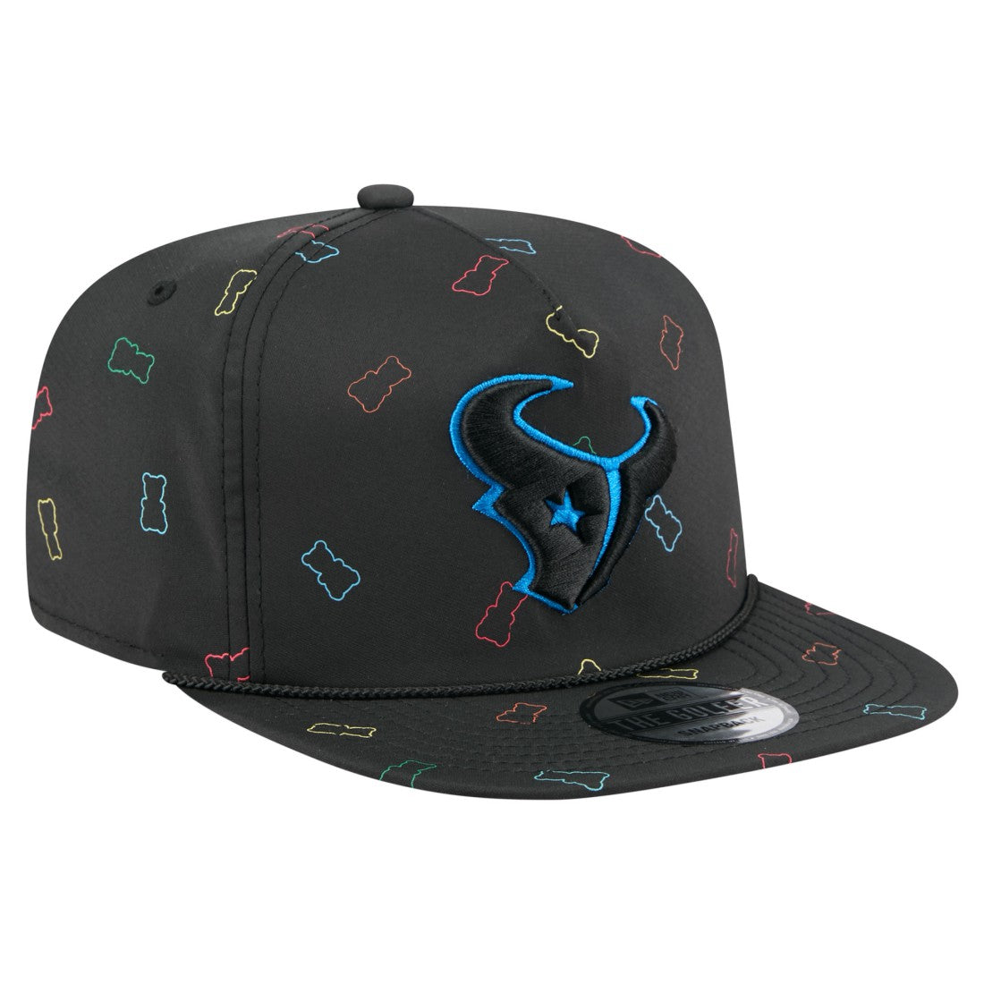 Houston Texans New Era Gummy Golfer Snapback Hat Black - NFL