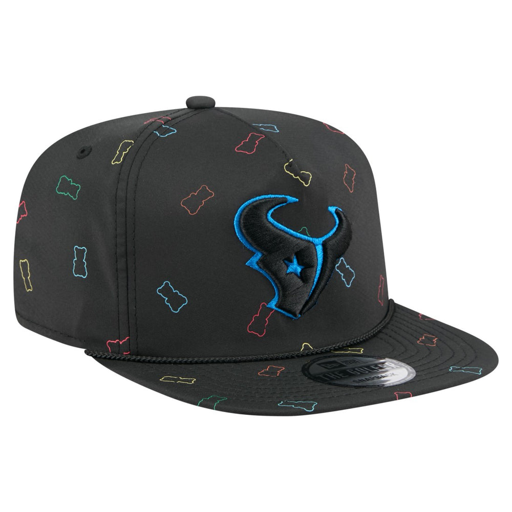 Houston Texans New Era Gummy Golfer Snapback Hat Black - NFL