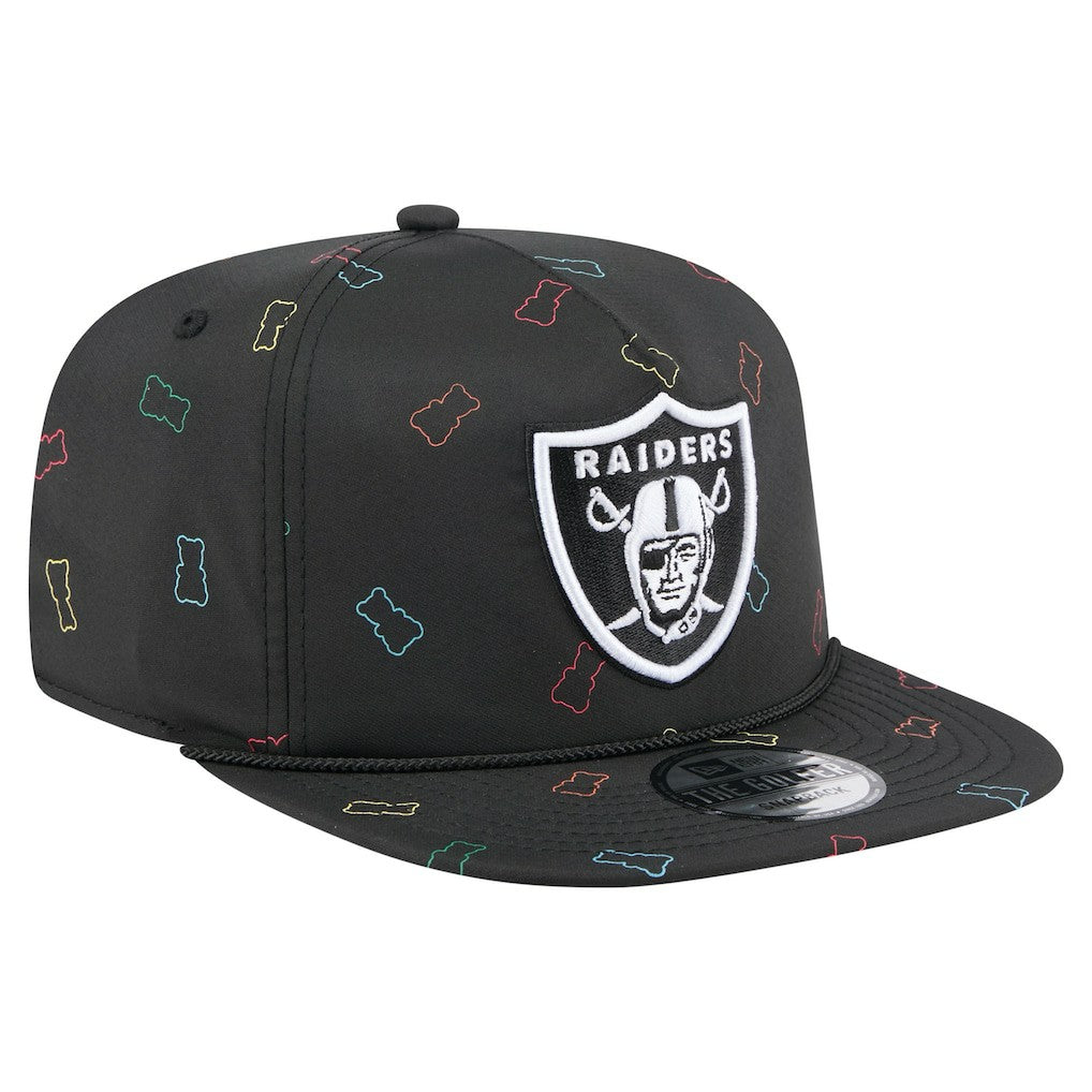 Las Vegas Raiders New Era Gummy Golfer Snapback Hat Black - NFL