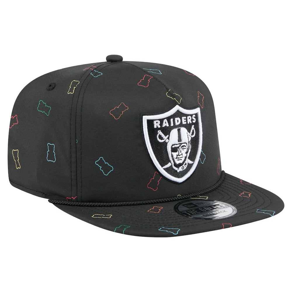 Las Vegas Raiders New Era Gummy Golfer Snapback Hat Black - NFL