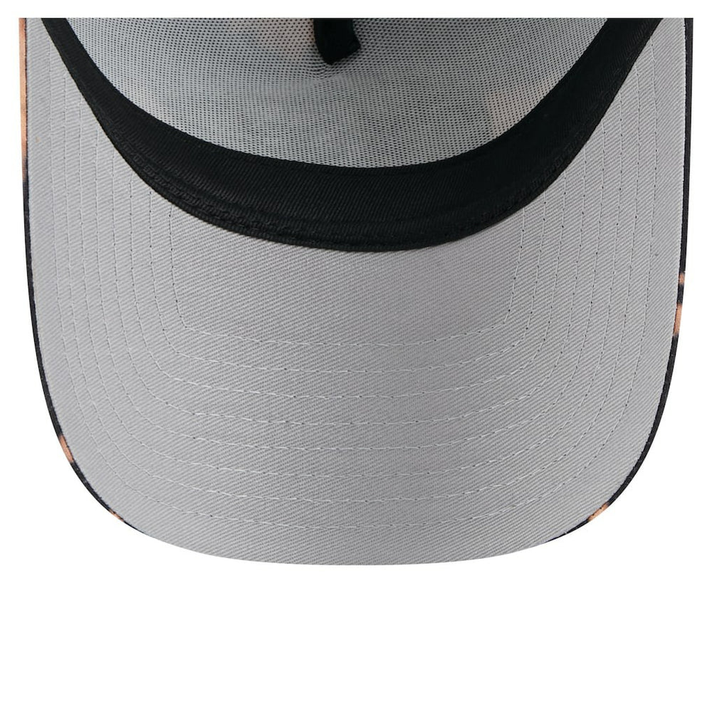 Kansas City Chiefs New Era Bleached 9FORTY A-Frame Adjustable Hat Black - NFL