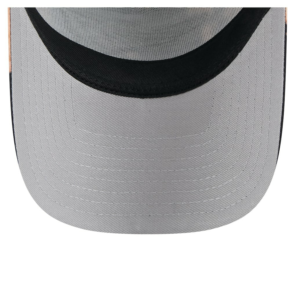 New England Patriots New Era Bleached 9FORTY A-Frame Adjustable Hat Black - NFL