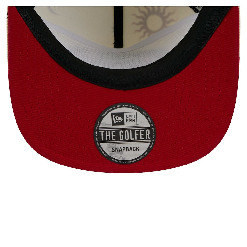 San Francisco 49ers New Era Celestial Golfer Snapback Hat Cream - NFL