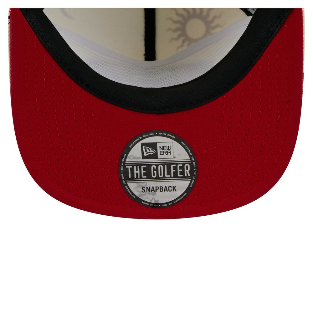 San Francisco 49ers New Era Celestial Golfer Snapback Hat Cream - NFL