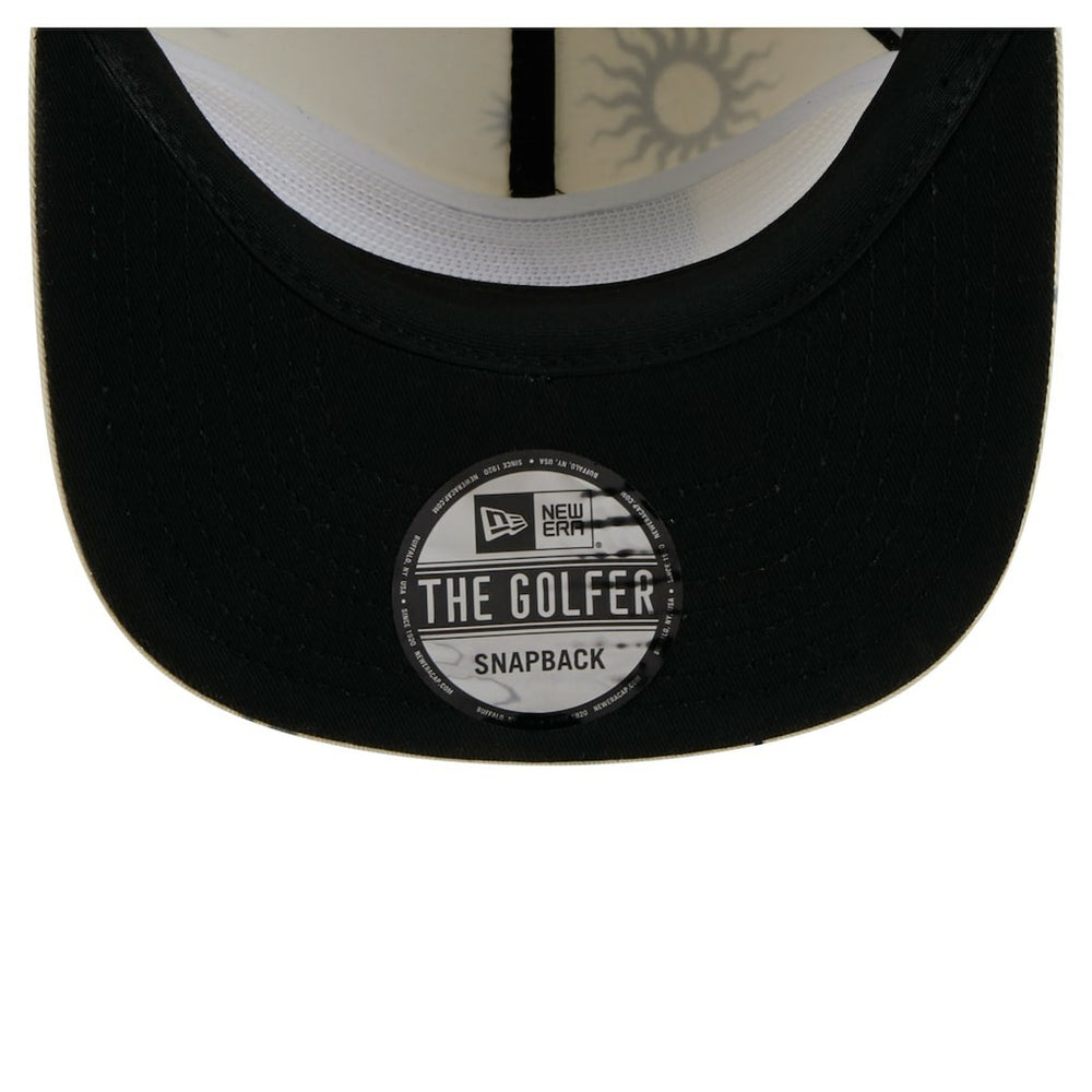 Las Vegas Raiders New Era Celestial Golfer Snapback Hat Cream - NFL