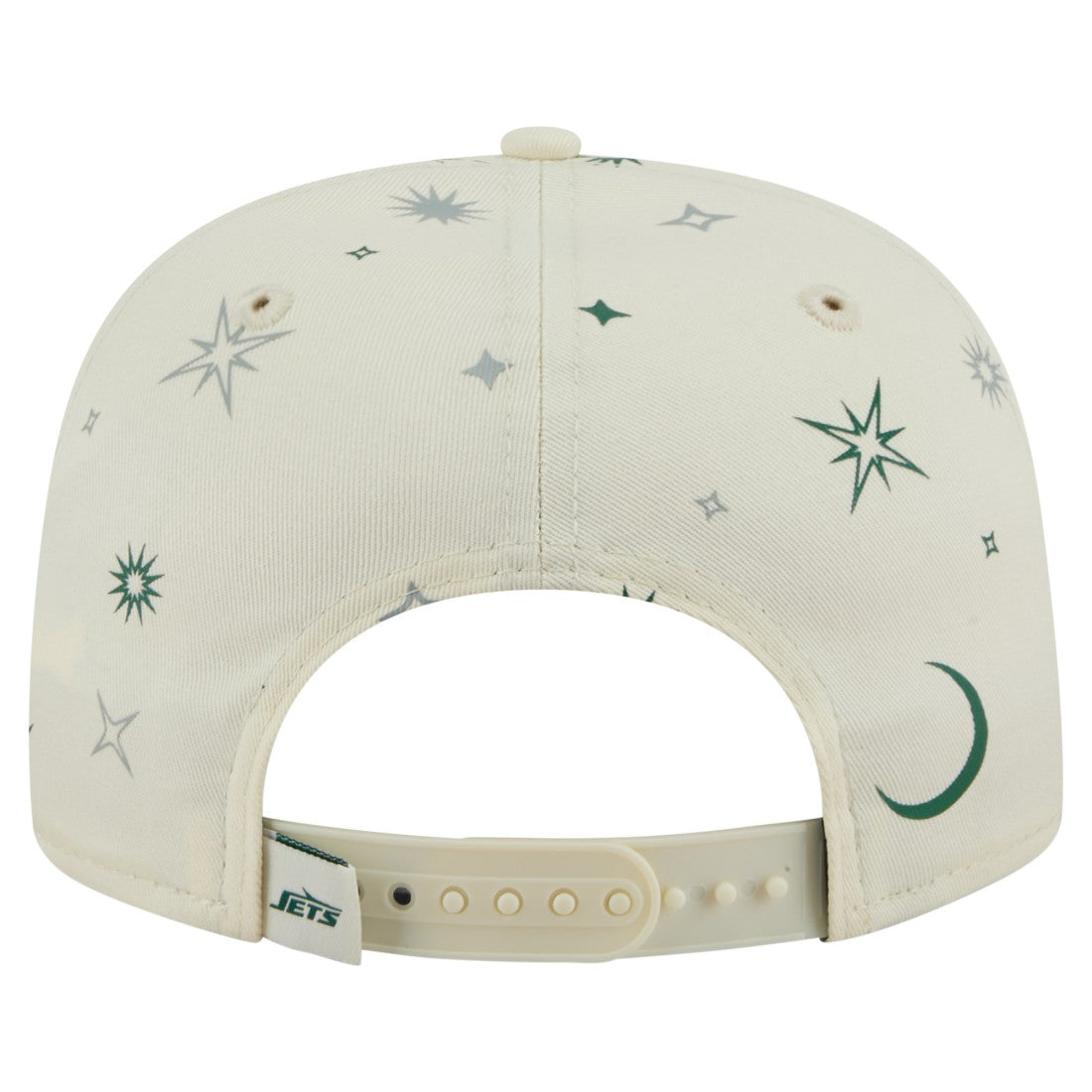 New York Jets New Era Celestial Golfer Snapback Hat Cream - NFL