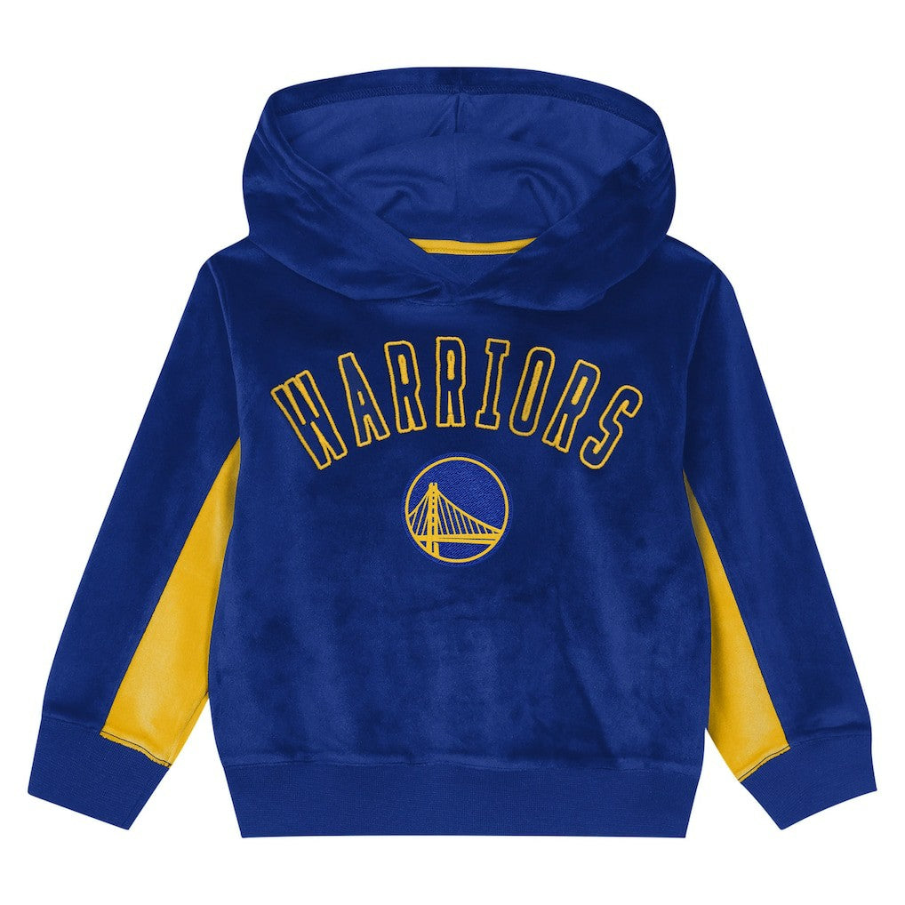 NBA - Golden State Warriors Outerstuff Preschool Velour Hoodie - Royal