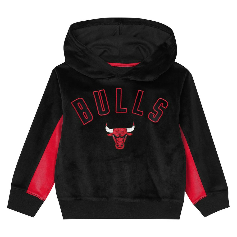 NBA - Chicago Bulls Outerstuff Preschool Velour Hoodie - Black
