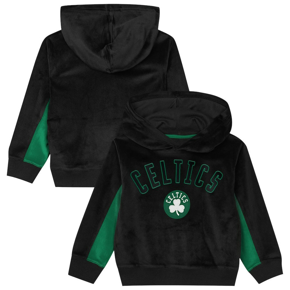 NBA - Boston Celtics Outerstuff Preschool Velour Hoodie - Black