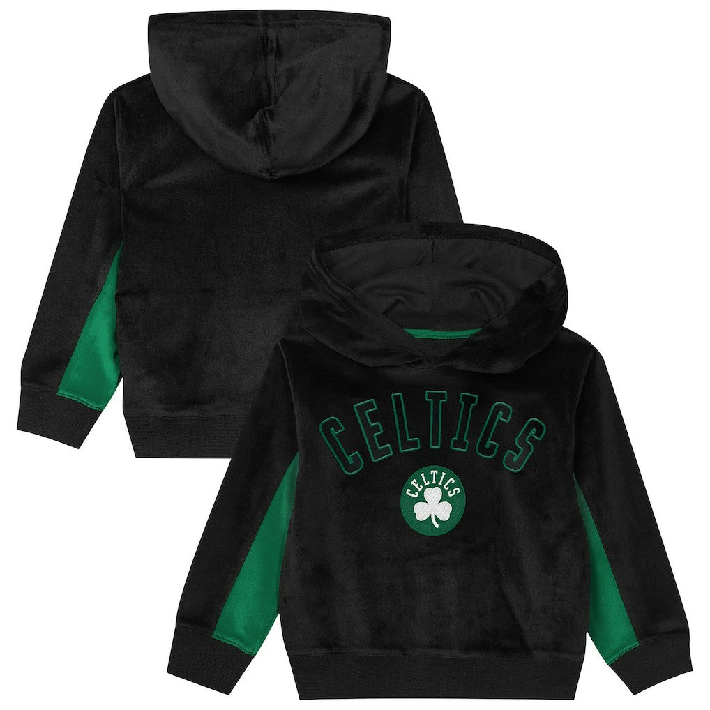 NBA - Boston Celtics Outerstuff Preschool Velour Hoodie - Black