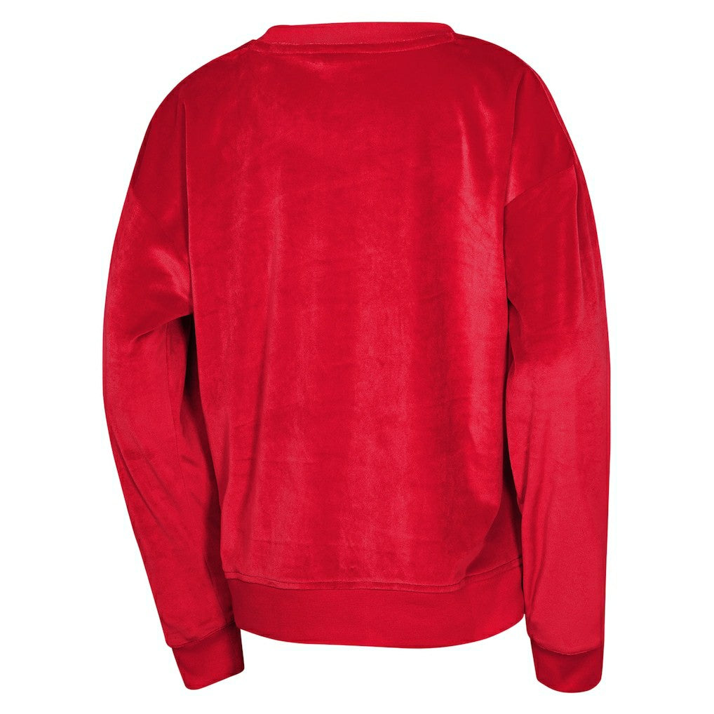 NBA - Chicago Bulls Outerstuff Youth Girls Step Back Sweatshirt - Red