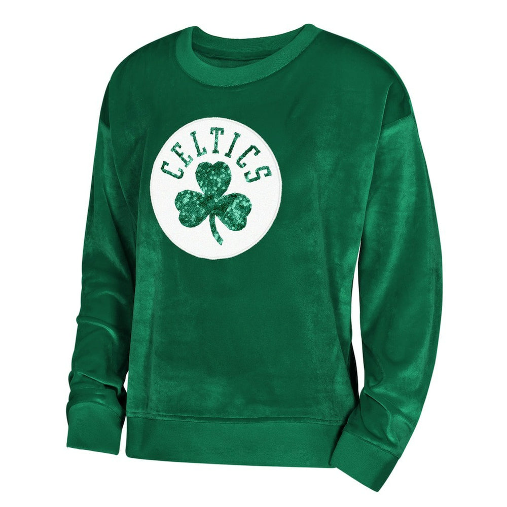 NBA - Boston Celtics Outerstuff Youth Girls Step Back Sweatshirt - Kelly Green