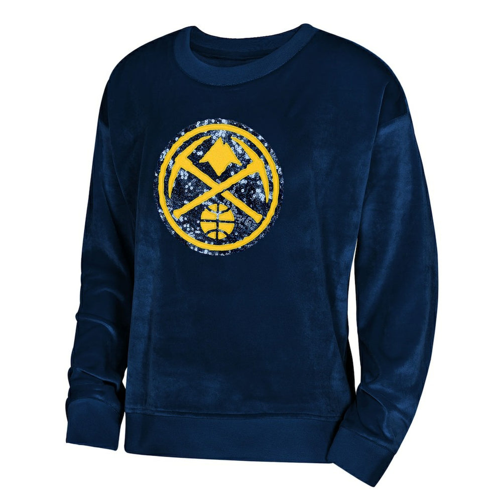 NBA - Denver Nuggets Outerstuff Youth Girls Step Back Sweatshirt - Navy