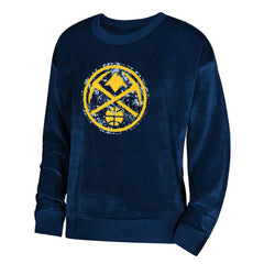 NBA - Denver Nuggets Outerstuff Youth Girls Step Back Sweatshirt - Navy