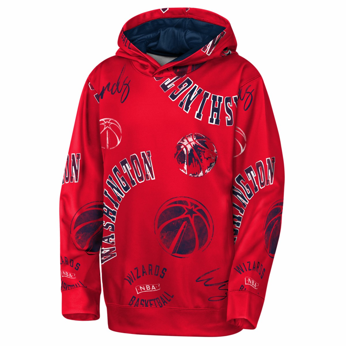 NBA - Washington Wizards Outerstuff Youth Moving Violation Hoodie - Red