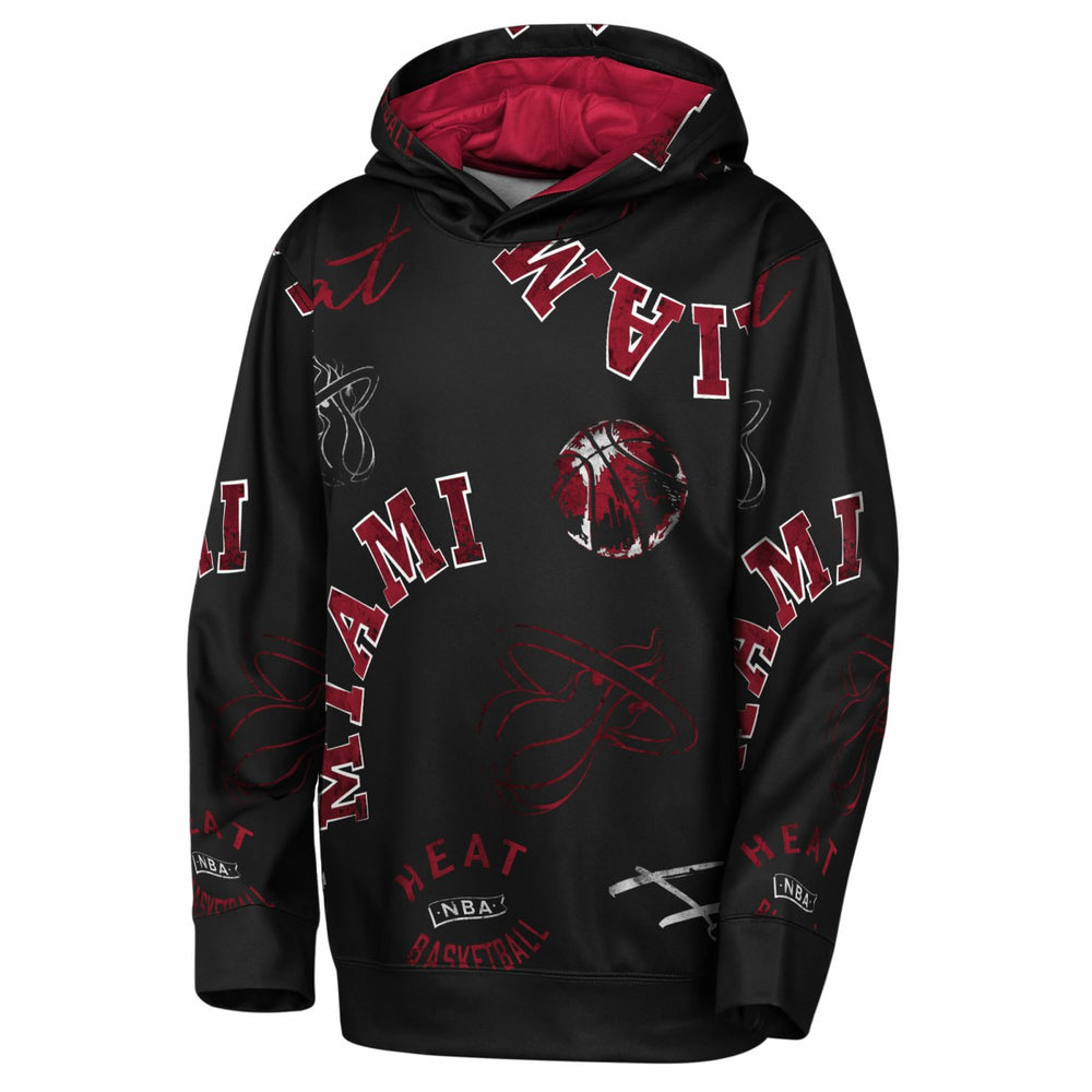 NBA - Miami Heat Outerstuff Youth Moving Violation Hoodie - Black