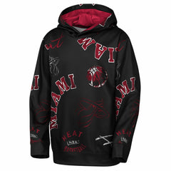 NBA - Miami Heat Outerstuff Youth Moving Violation Hoodie - Black