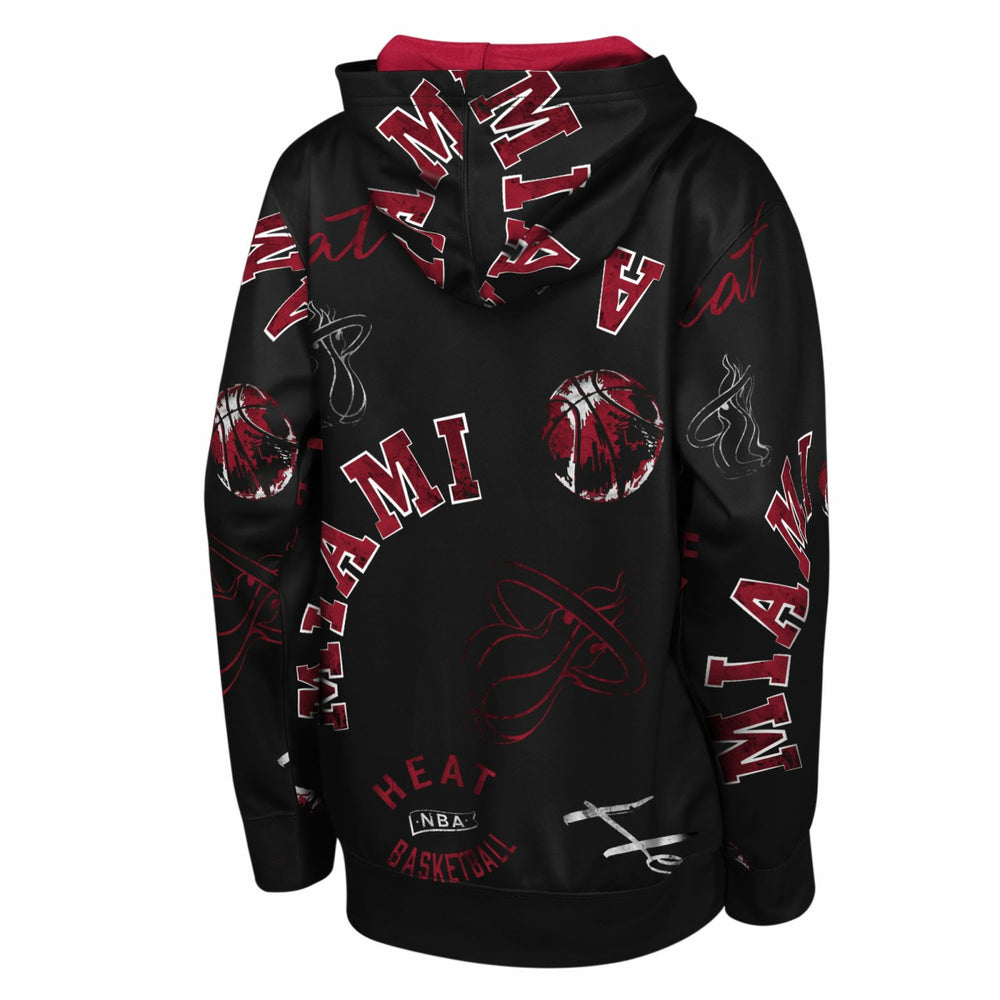 NBA - Miami Heat Outerstuff Youth Moving Violation Hoodie - Black