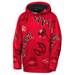 NBA - Atlanta Hawks Outerstuff Youth Moving Violation Hoodie - Red