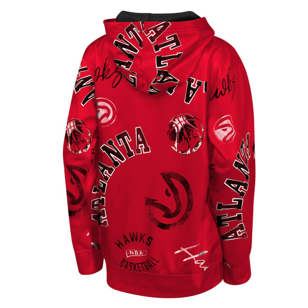 NBA - Atlanta Hawks Outerstuff Youth Moving Violation Hoodie - Red