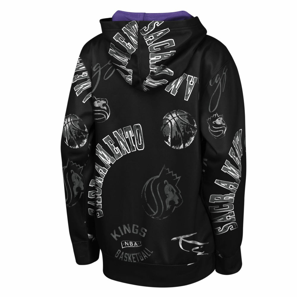 NBA - Sacramento Kings Outerstuff Youth Moving Violation Hoodie - Black