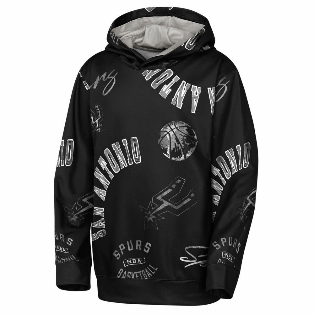 NBA - San Antonio Spurs Outerstuff Youth Moving Violation Hoodie - Black