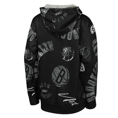 NBA - Brooklyn Nets Outerstuff Youth Moving Violation Hoodie - Black