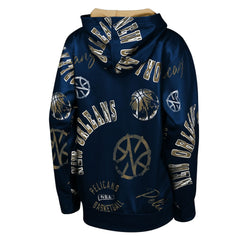 NBA - New Orleans Pelicans Outerstuff Youth Moving Violation Hoodie - Navy