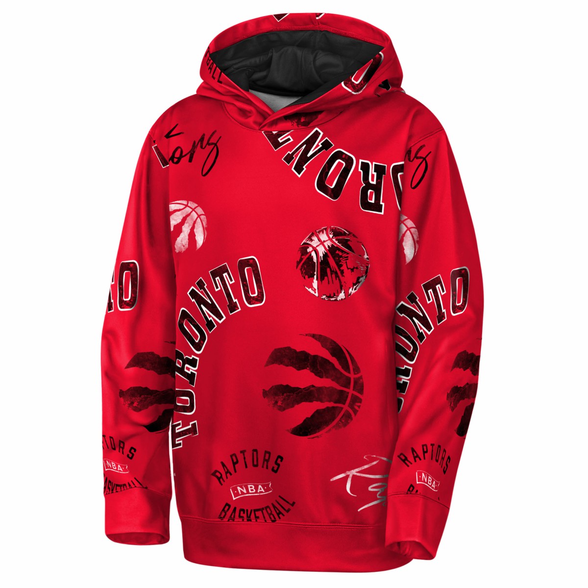 NBA - Toronto Raptors Outerstuff Youth Moving Violation Hoodie - Red