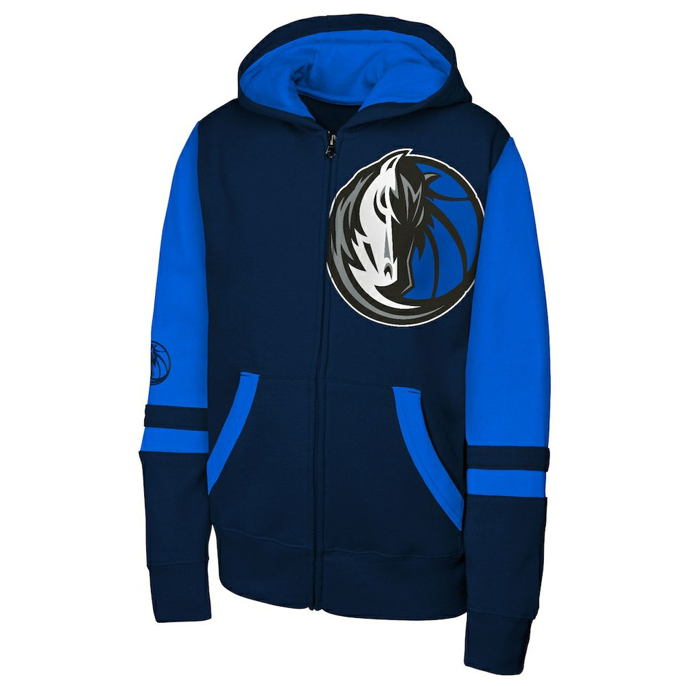 NBA - Dallas Mavericks Outerstuff Youth Straight to the League Full-Zip Hoodie - Navy
