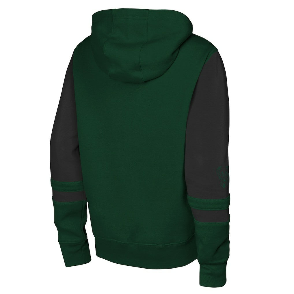NBA - Milwaukee Bucks Outerstuff Youth Straight to the League Full-Zip Hoodie - Hunter Green