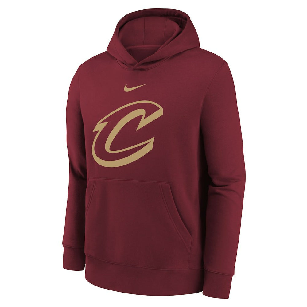 Nike - Cleveland Cavaliers Youth 2025/26 Club Fleece Hoodie - Wine