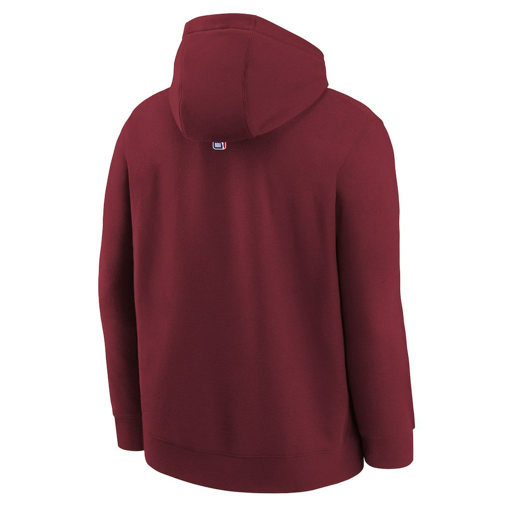 Nike - Cleveland Cavaliers Youth 2025/26 Club Fleece Hoodie - Wine