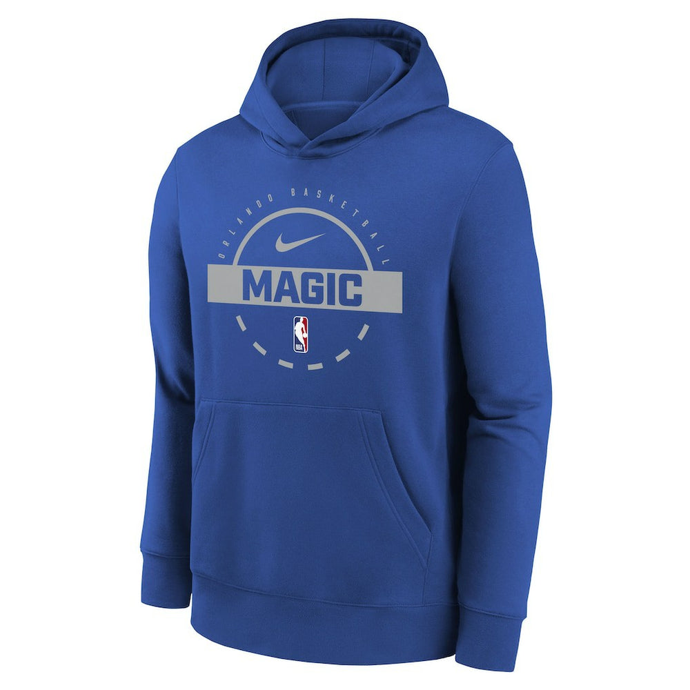 Nike - Orlando Magic Youth 2025/26 Club Fleece Practice Hoodie - Blue
