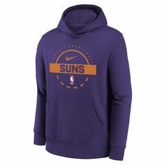 Nike - Phoenix Suns Youth 2025/26 Club Fleece Practice Hoodie - Purple