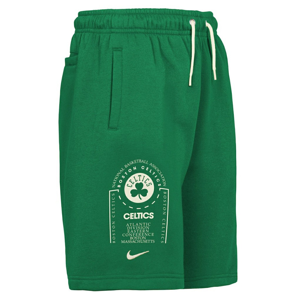 Nike - Boston Celtics Youth Courtside Club Fleece Shorts - Kelly Green