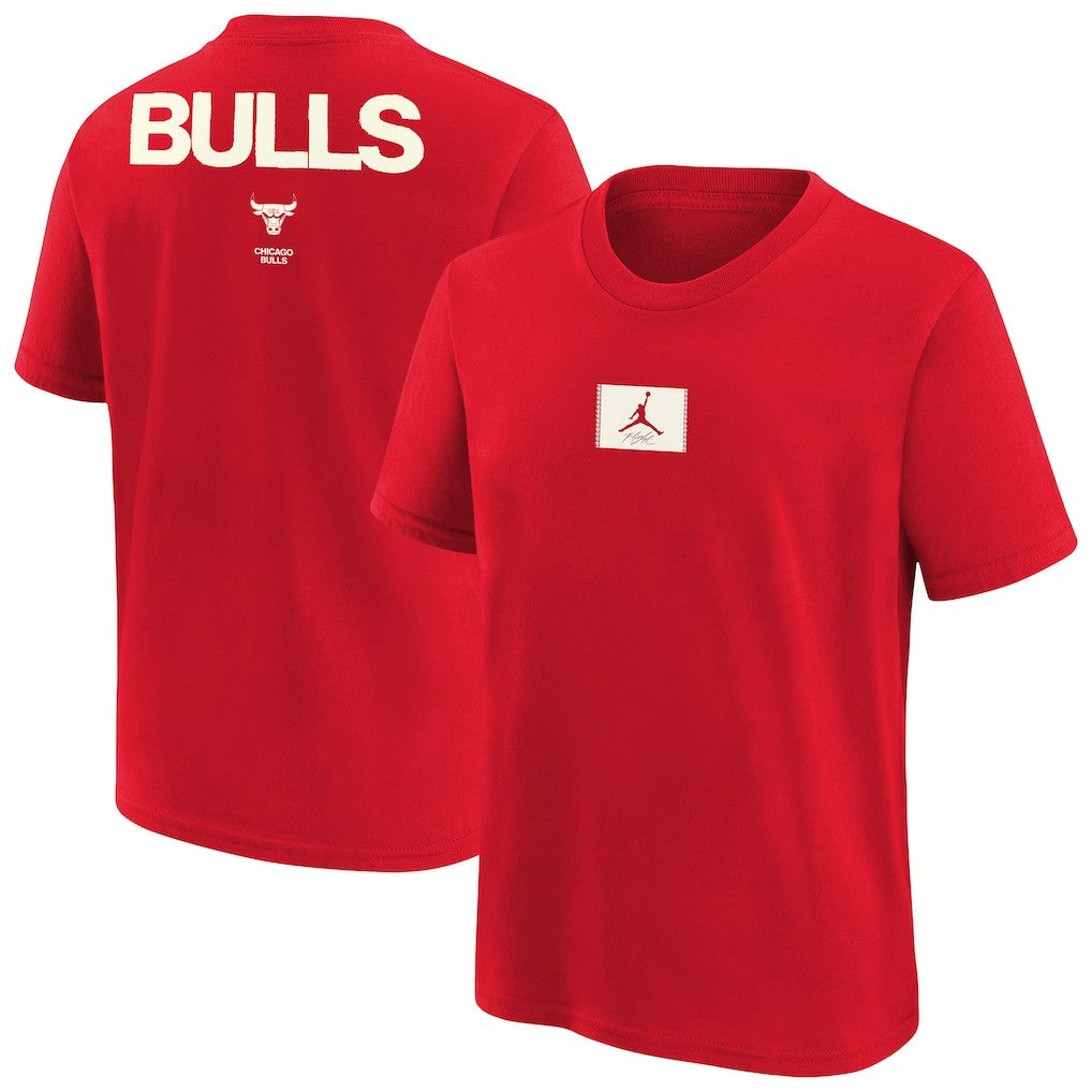 NBA - Chicago Bulls Jordan Brand Youth Courtside Statement 85 T-Shirt - Red